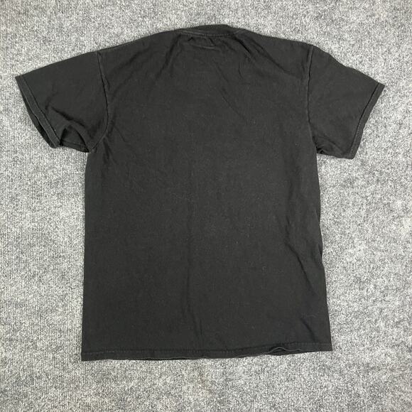 Rick and Morty T-Shirt Mens Size M Black Neon Skull Graphic Tee Cartoon Network - Picture 6 of 7